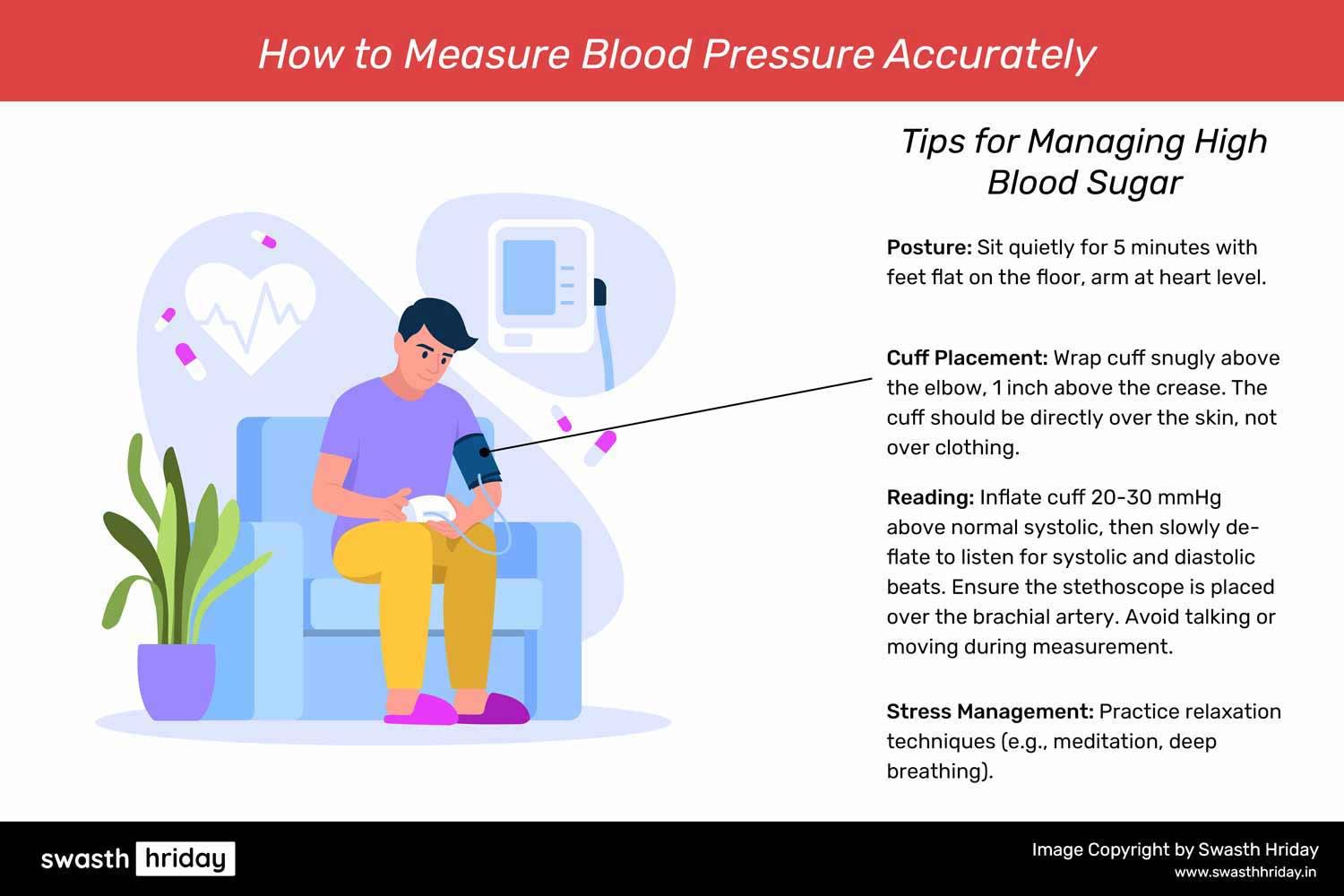 How to Measure Blood Pressure Accurately: Tips for Proper Posture and Cuff Placement हृदय रोग की रोकने के लिए नियमित स्वास्थ्य जांच का महत्व